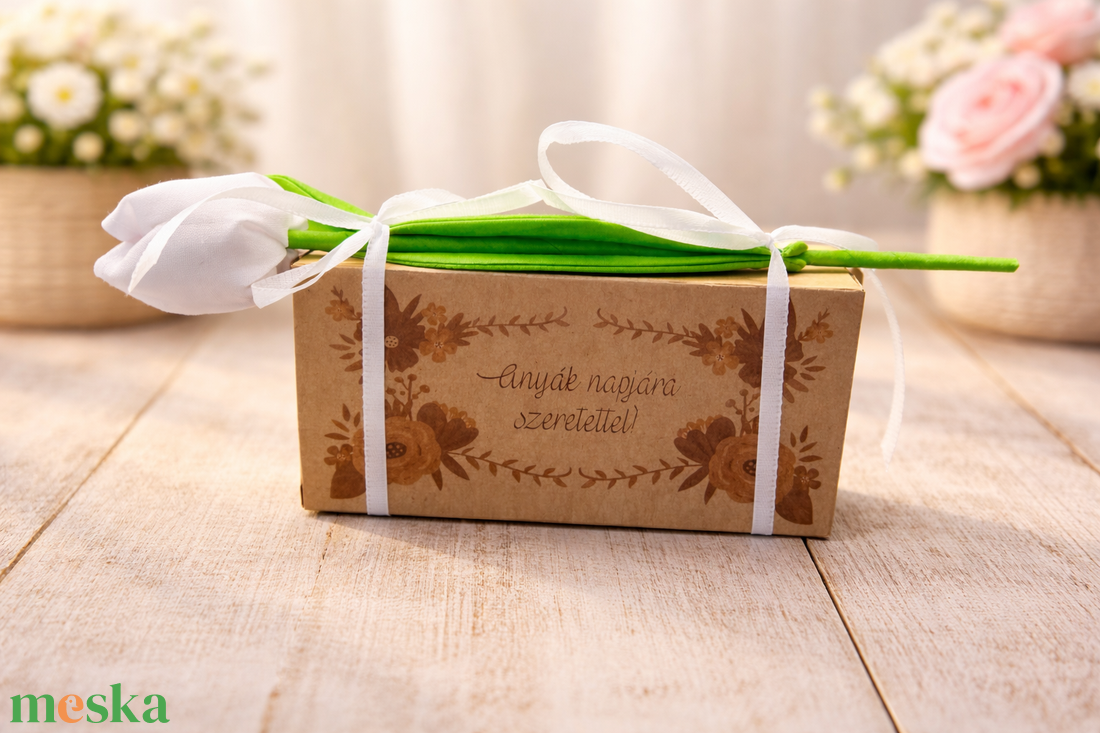 Anyák napi natúr ajándékcsomag � méz , aloevera , vagy méz csoki szappan díszdobozban, kézműves meglepetés - szépségápolás - szappan & fürdés - kézműves szappan - Meska.hu