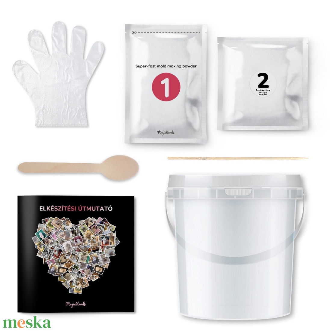MagicHands. prémium kézszobor készítő készlet - PÁROS - diy (csináld magad) - egységcsomag - Meska.hu