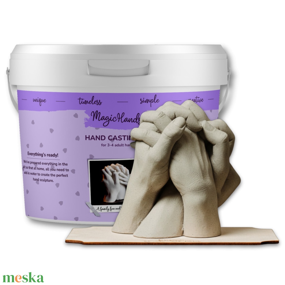 MagicHands. prémium kézszobor készítő készlet - CSALÁDI - diy (csináld magad) - egységcsomag - Meska.hu