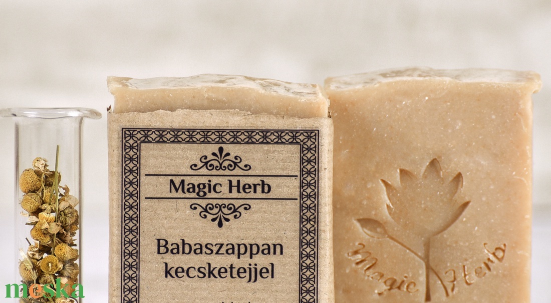 Babaszappan kecsketejjel - szépségápolás - szappan & fürdés - kézműves szappan - Meska.hu