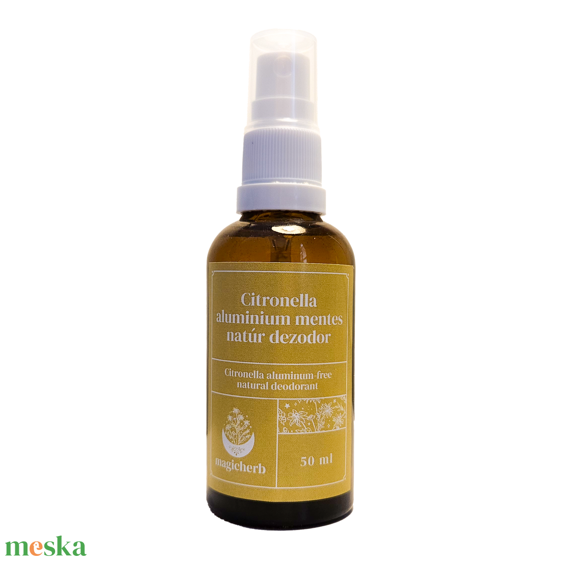 Citronella natúr aluminium mentes golyós dezodor - szépségápolás - dezodor & parfüm - Meska.hu