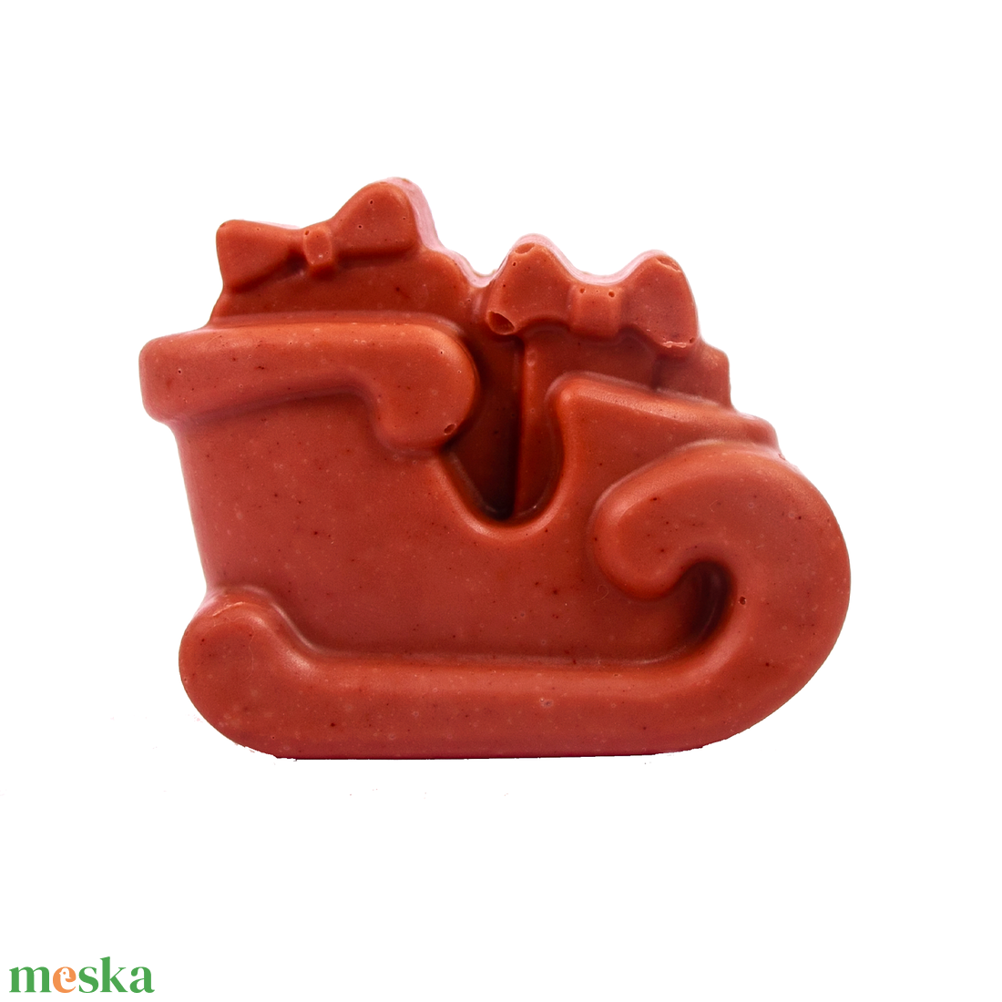 Mini szán karácsonyi ajándékszappanka kecsketejjel mesés karácsonyi illattal - szépségápolás - szappan & fürdés - kézműves szappan - Meska.hu