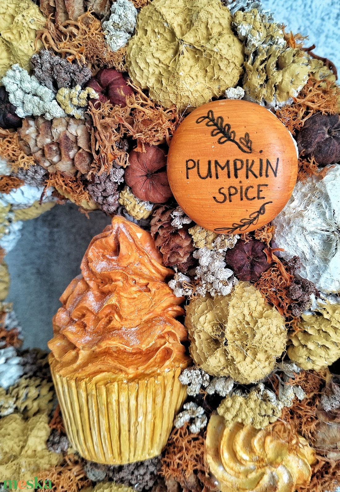 Pumpkin Spice édességes kopogtató - otthon & életmód - dekoráció - ajtó- és ablak dekoráció - ajtódísz & kopogtató - Meska.hu Pumpkin Spice édességes kopogtató - otthon & életmód - dekoráció - ajtó- és ablak dekoráció - ajtódísz & kopogtató - Meska.hu