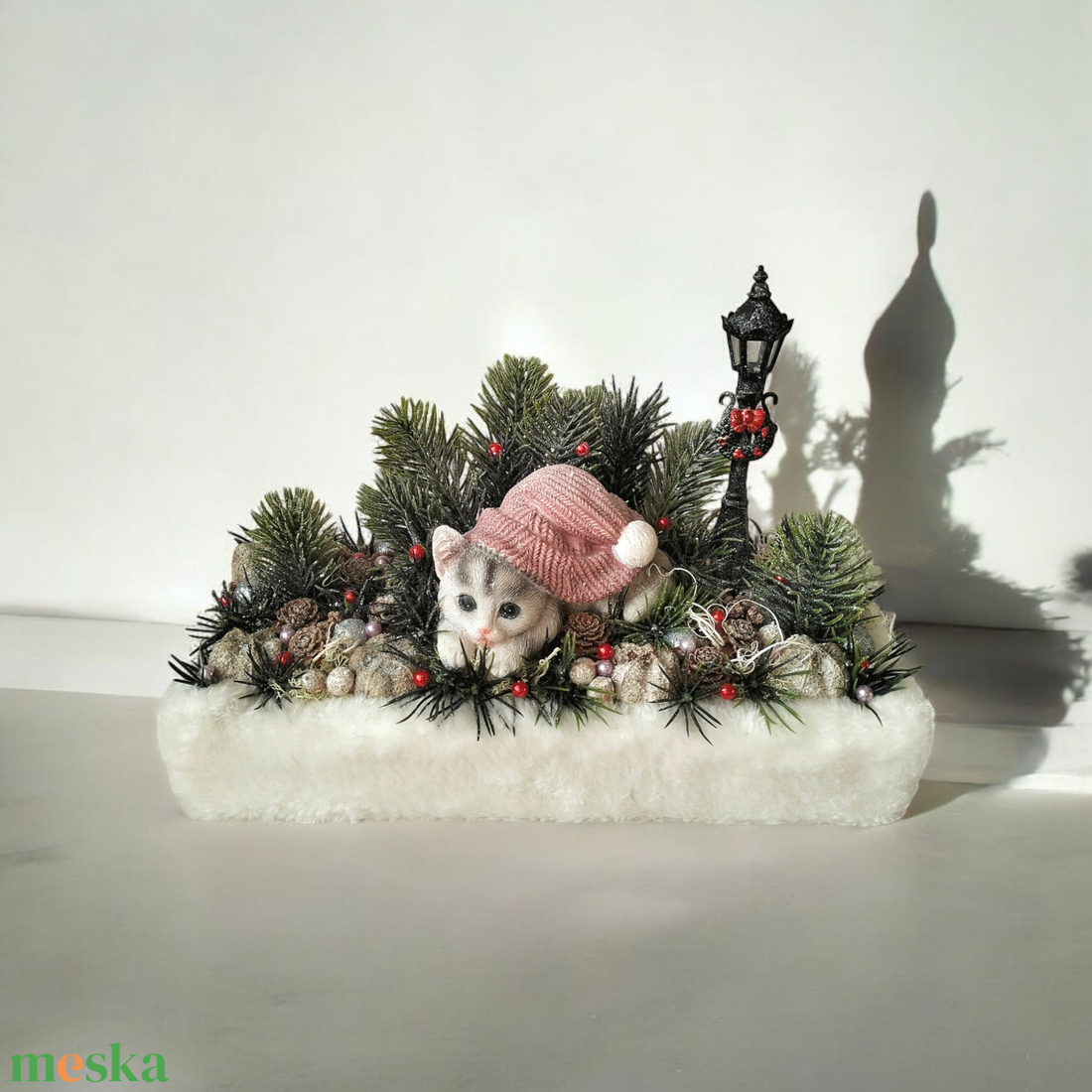 Cicás karácsony - karácsony - adventi díszek - adventi asztaldísz - Meska.hu Cicás karácsony - karácsony - adventi díszek - adventi asztaldísz - Meska.hu