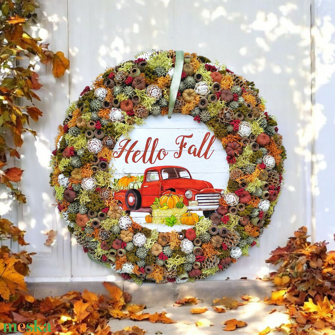 Hello Fall őszi kopogtató - otthon & életmód - dekoráció - ajtó- és ablak dekoráció - ajtódísz & kopogtató - Meska.hu Hello Fall őszi kopogtató - otthon & életmód - dekoráció - ajtó- és ablak dekoráció - ajtódísz & kopogtató - Meska.hu
