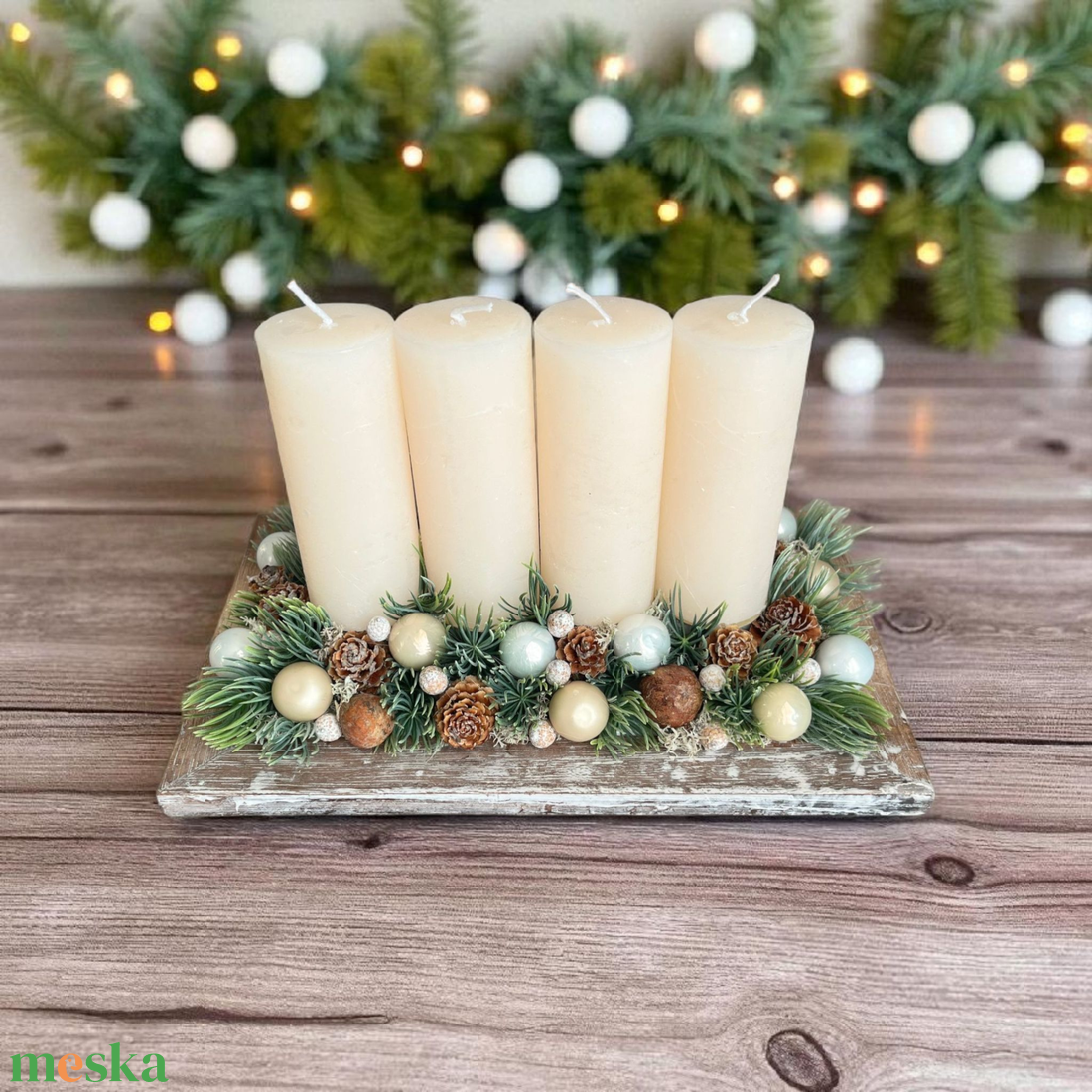 Adventi asztaldísz - karácsony - adventi díszek - adventi gyertyadíszek és koszorúdíszek - Meska.hu Adventi asztaldísz - karácsony - adventi díszek - adventi gyertyadíszek és koszorúdíszek - Meska.hu