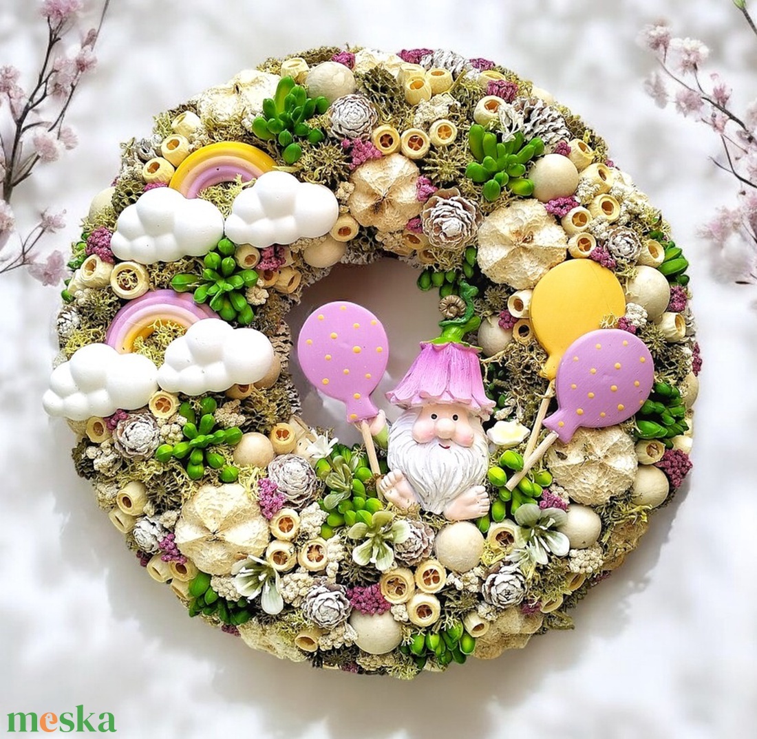 Ajtódísz - otthon & életmód - dekoráció - ajtó- és ablak dekoráció - ajtódísz & kopogtató - Meska.hu