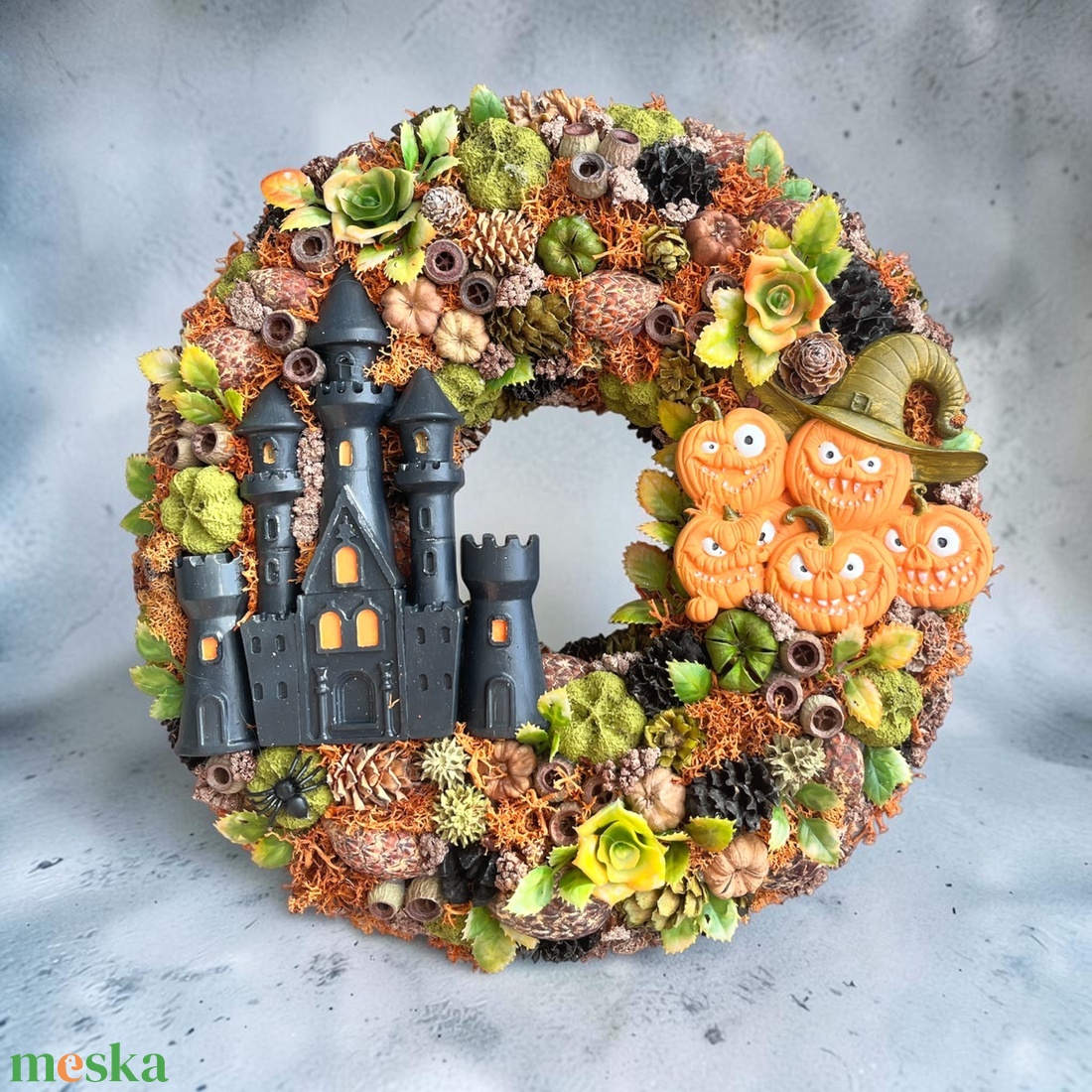 Halloween kopogtató - otthon & életmód - dekoráció - halloween - halloweeni ajtódíszek és ablakdíszek - Meska.hu