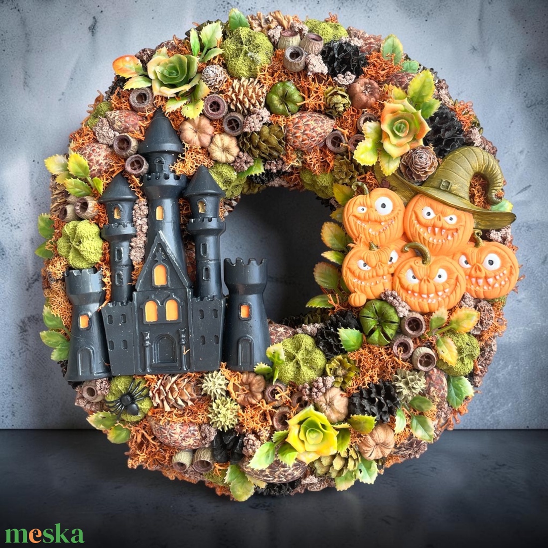 Halloween kopogtató - otthon & életmód - dekoráció - halloween - halloweeni ajtódíszek és ablakdíszek - Meska.hu