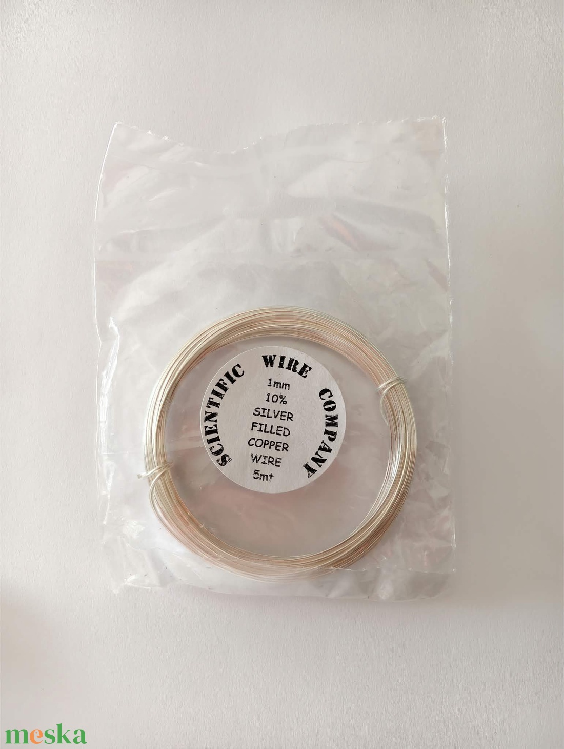 PureSilver Craft Wire � 10% ezüsttartalom 1mm. - kellékek & szerszámok - ékszerkellék - nyaklánc alap - Meska.hu