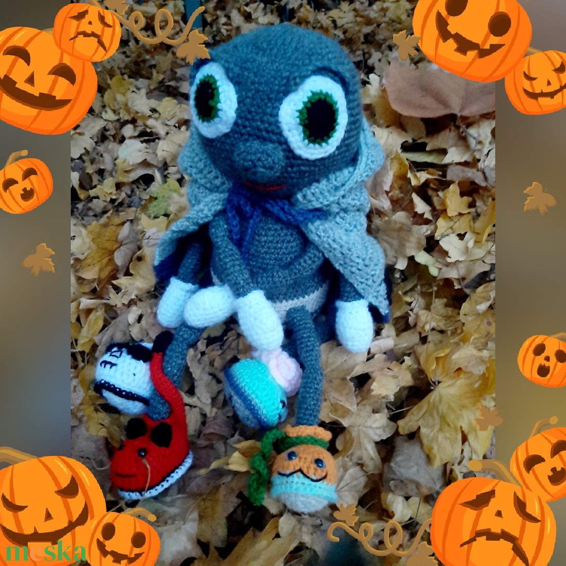 Halloweeni pók - otthon & életmód - dekoráció - halloween - halloweeni figurák - Meska.hu