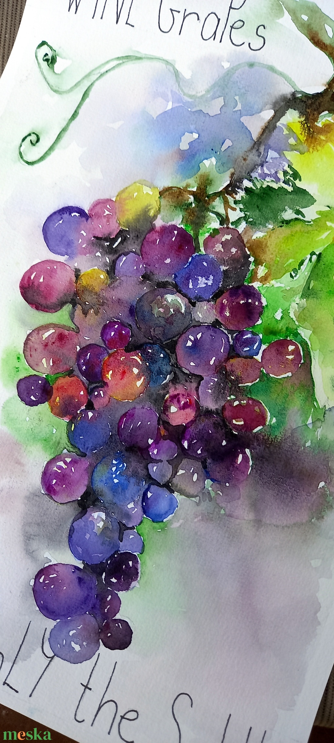 Őszi gyümölcsök akvarell motivációs szöveggel (keret nélkül) Szőlő (Grapes) - művészet - festmény - akvarell - Meska.hu Őszi gyümölcsök akvarell motivációs szöveggel (keret nélkül) Szőlő (Grapes) - művészet - festmény - akvarell - Meska.hu