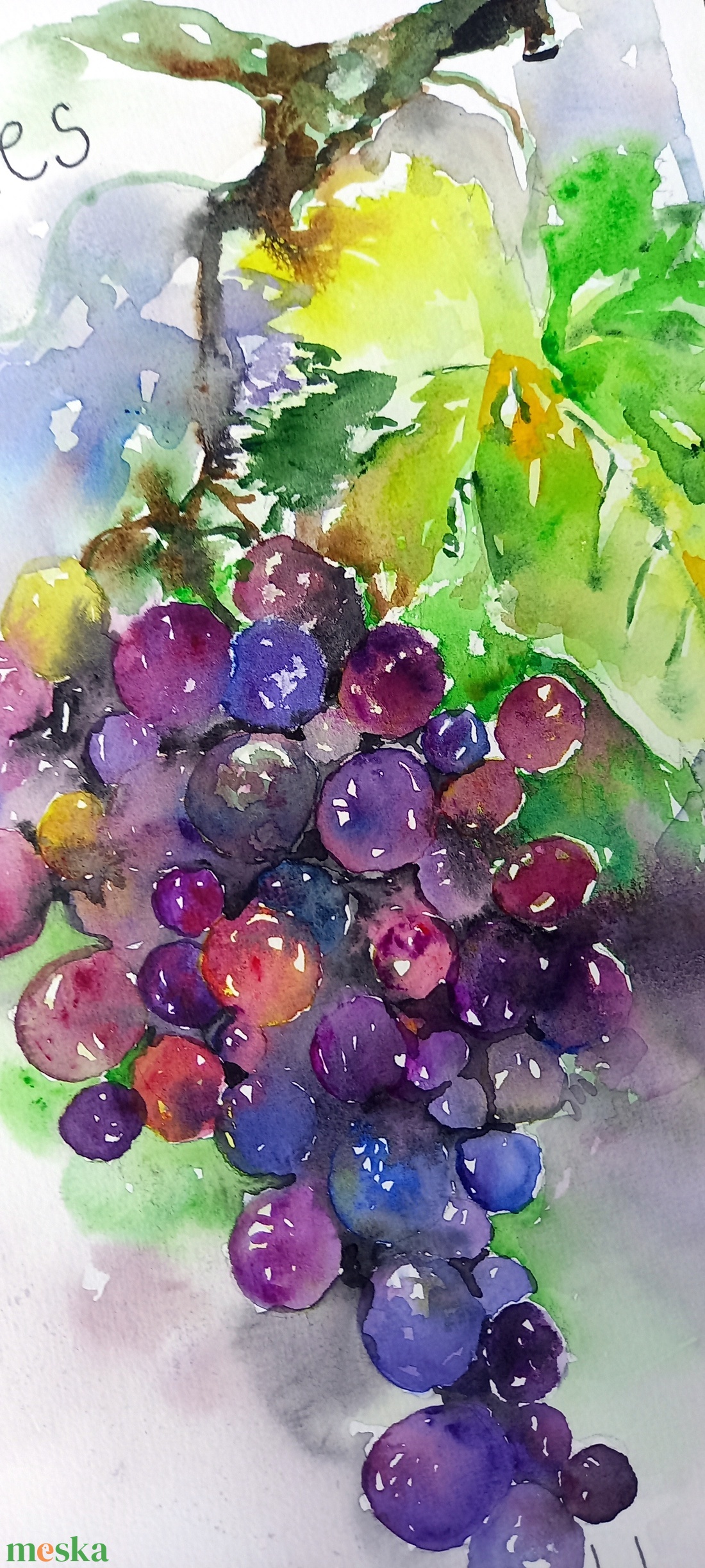Őszi gyümölcsök akvarell motivációs szöveggel (keret nélkül) Szőlő (Grapes) - művészet - festmény - akvarell - Meska.hu Őszi gyümölcsök akvarell motivációs szöveggel (keret nélkül) Szőlő (Grapes) - művészet - festmény - akvarell - Meska.hu
