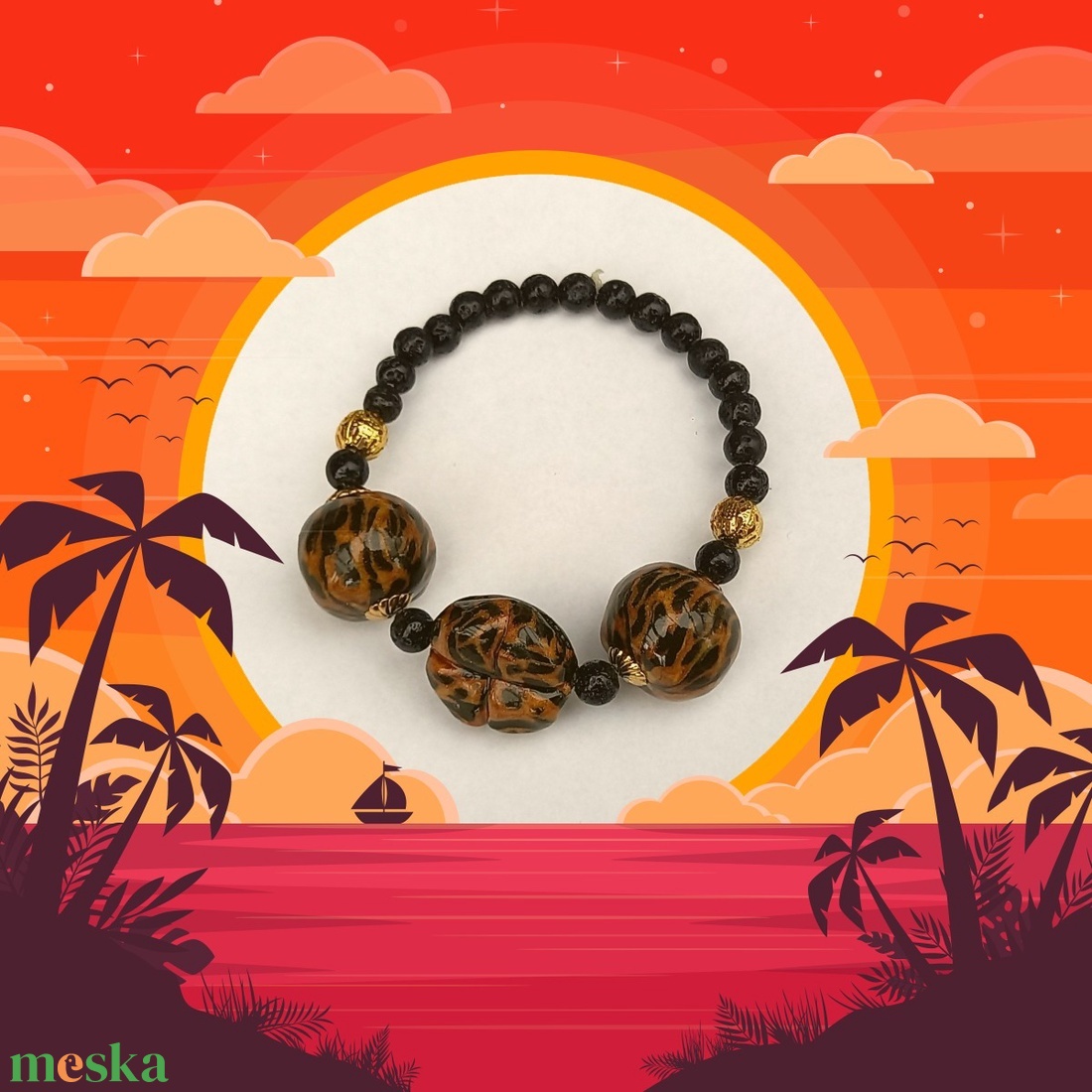 Cool summer! - Tigre gumis karkötő polymer gyöngyökből - ékszer - karkötő - ásványkarkötő - Meska.hu Cool summer! - Tigre gumis karkötő polymer gyöngyökből - ékszer - karkötő - ásványkarkötő - Meska.hu