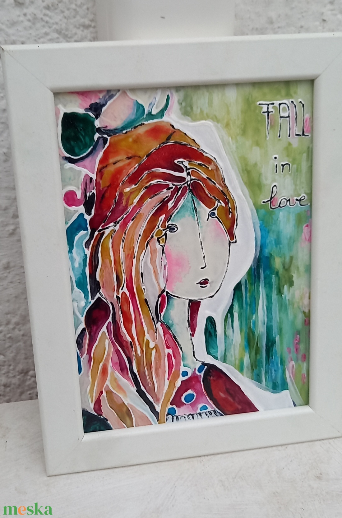 Fall in love üvegfestmény plexin, keretben 21x17 - művészet - festmény - üvegfestmény - Meska.hu Fall in love üvegfestmény plexin, keretben 21x17 - művészet - festmény - üvegfestmény - Meska.hu