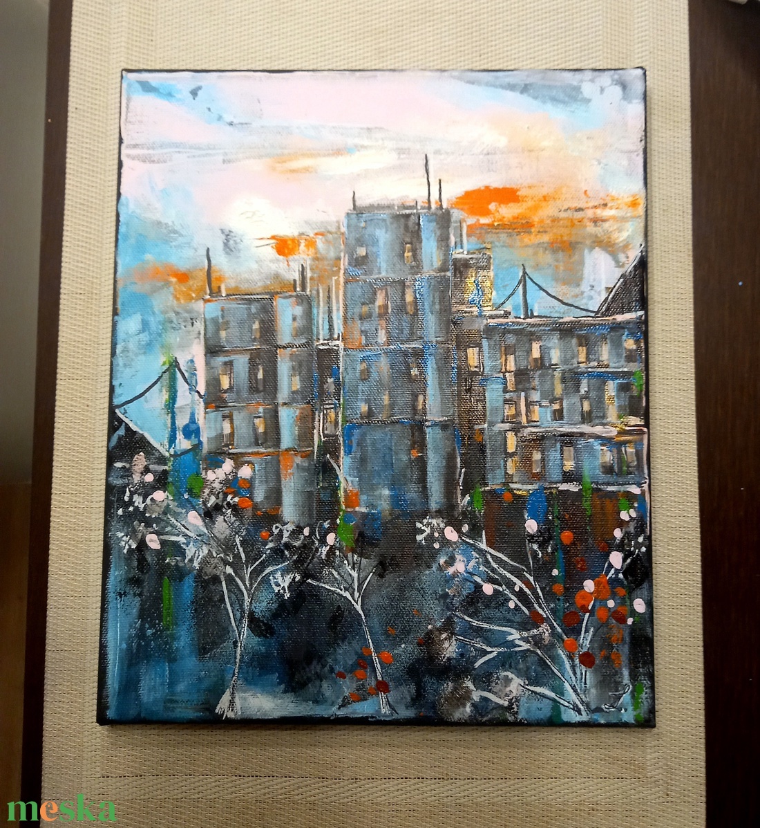 A felkelő Nap háza akrilfestmény fekete feszített vásznon, 25x30, keret nélkül - művészet - festmény - akril - Meska.hu A felkelő Nap háza akrilfestmény fekete feszített vásznon, 25x30, keret nélkül - művészet - festmény - akril - Meska.hu