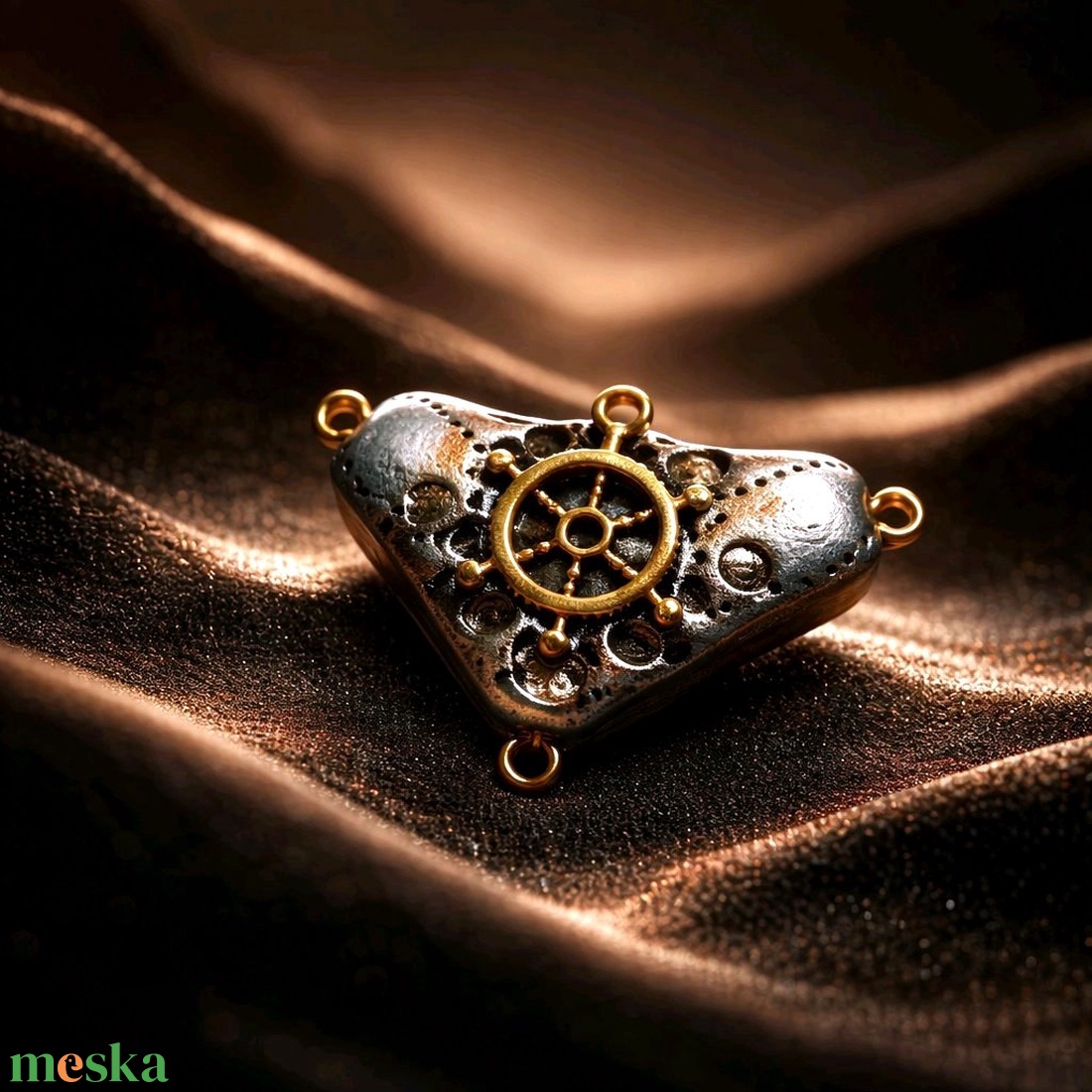 Valentin napi Steampunk medálok Dundi sorozat megrendelésre, lánccal, 1 héten belül - ékszer - nyaklánc - medálos nyaklánc - Meska.hu