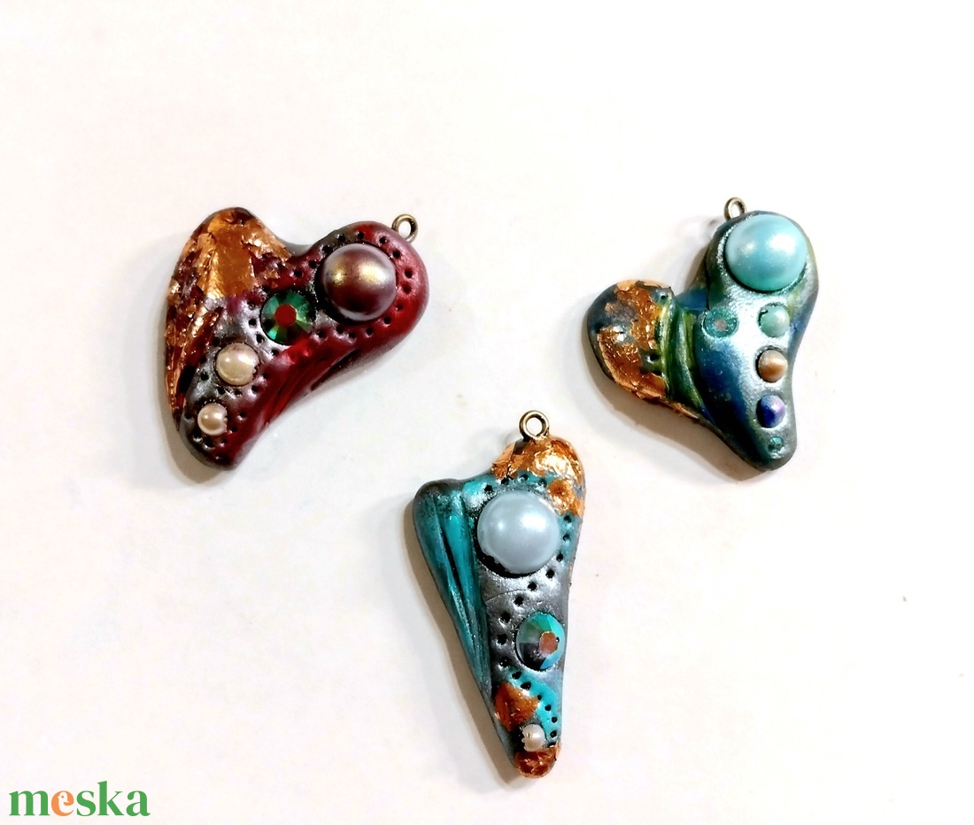 Valentin napi Steampunk medálok Elegáns aszimmetria sorozat megrendelésre, lánccal vagy anélkül, 1 héten belül - ékszer - nyaklánc - medál - Meska.hu