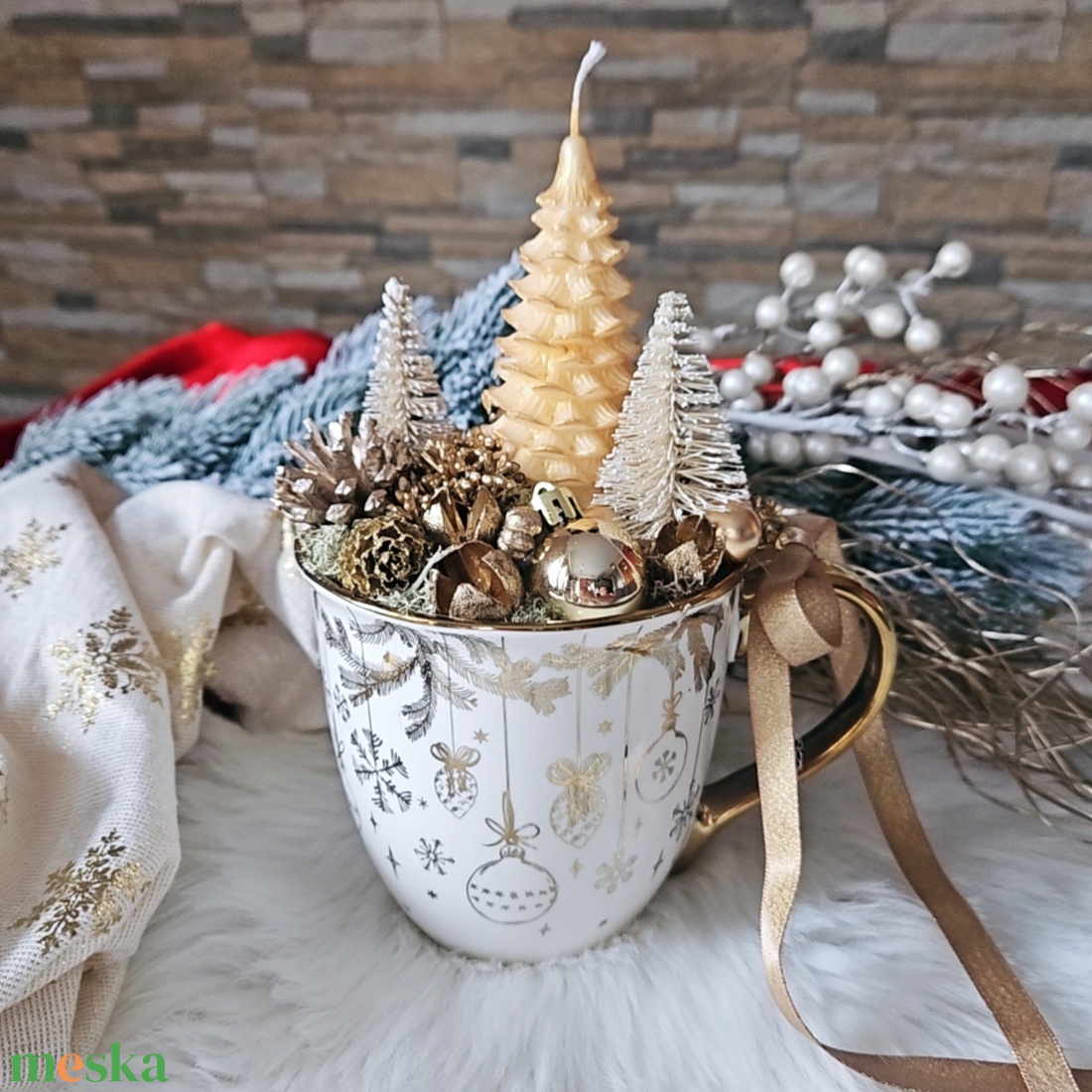 Varázslatos karácsony bögredísz - karácsony - adventi díszek - adventi asztaldísz - Meska.hu Varázslatos karácsony bögredísz - karácsony - adventi díszek - adventi asztaldísz - Meska.hu