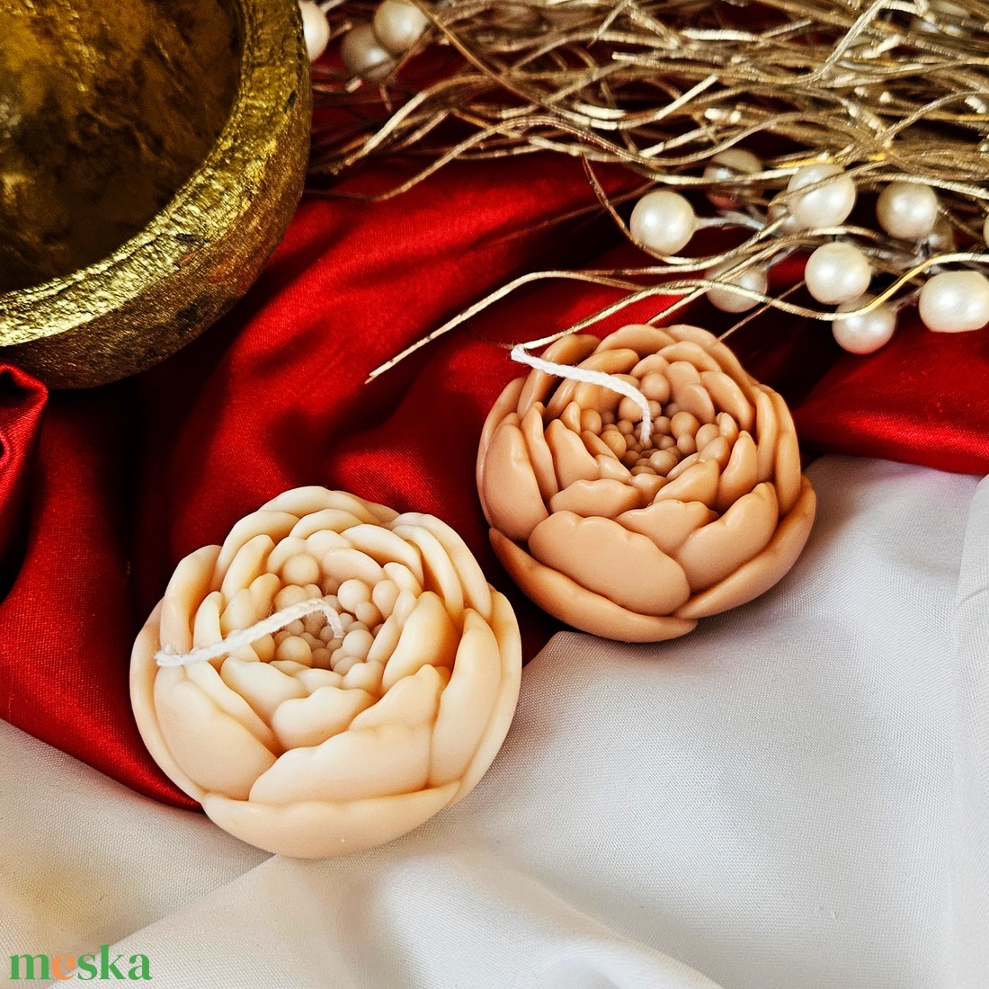 Szójaviasz virág - otthon & életmód - gyertya, illat, aroma - gyertya - Meska.hu Szójaviasz virág - otthon & életmód - gyertya, illat, aroma - gyertya - Meska.hu