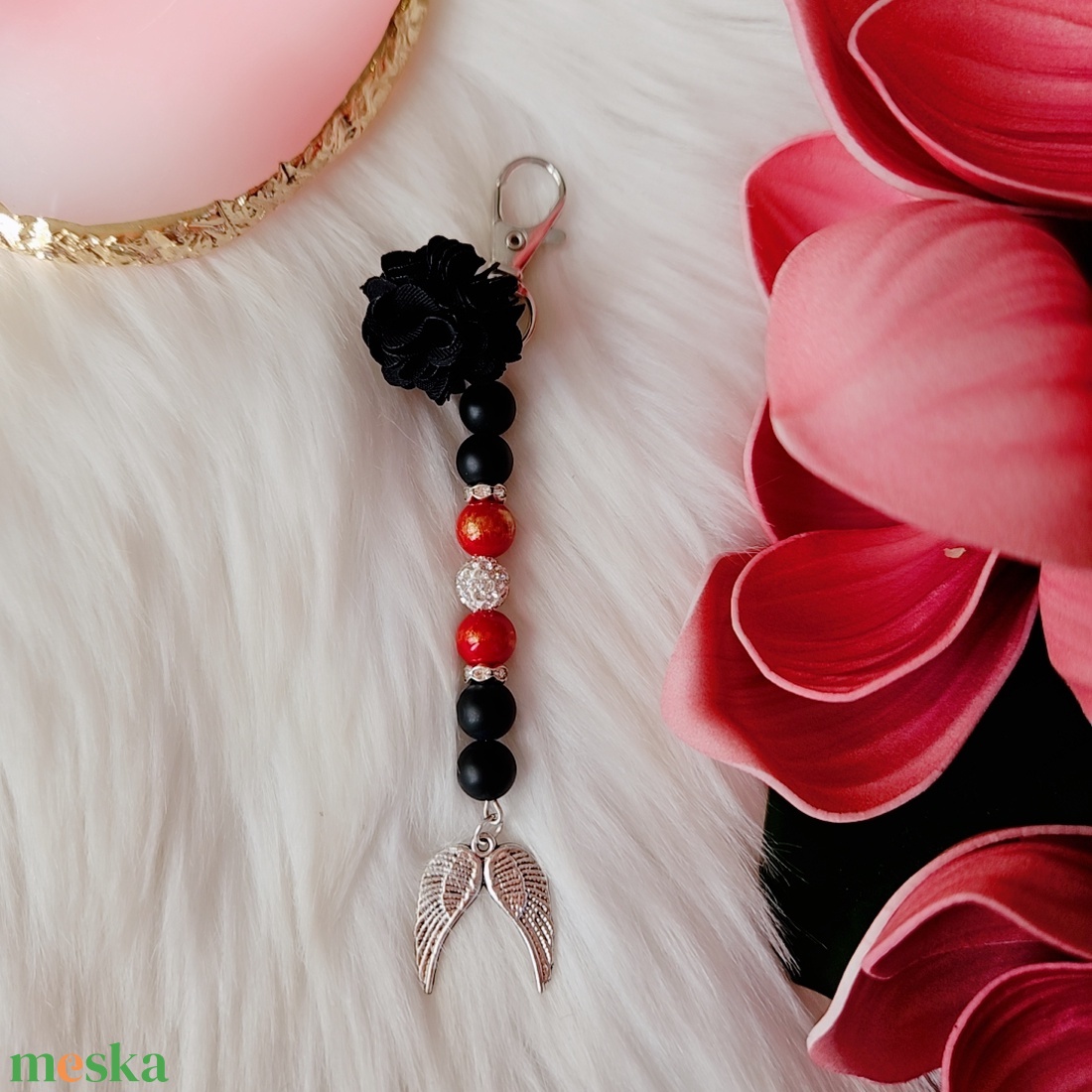 Ónix-jade ásvány kulcstartó  - táska & tok - kulcstartó & táskadísz - kulcstartó - Meska.hu