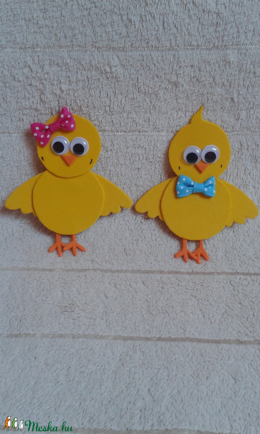 Kiscsibe hűtőmágnes - nem csak Húsvétra -  - Meska.hu