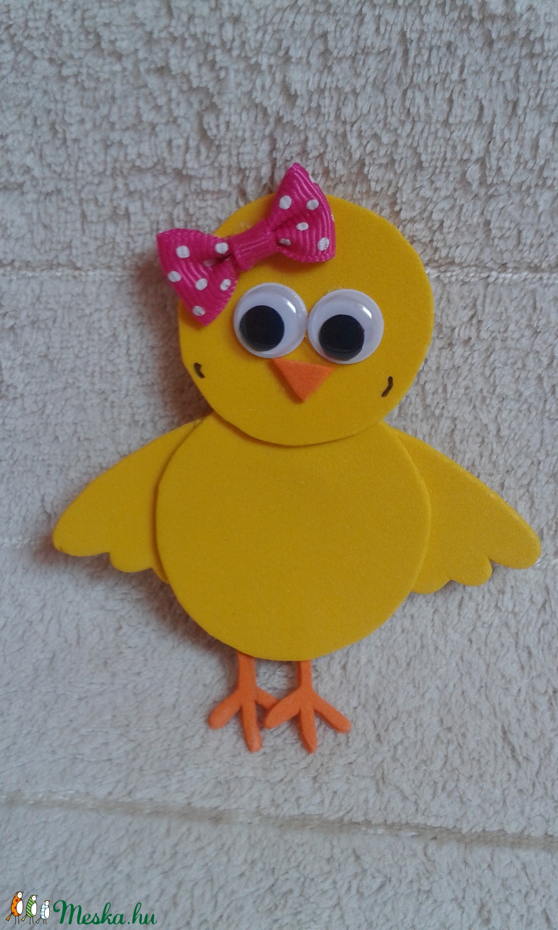 Kiscsibe hűtőmágnes - nem csak Húsvétra -  - Meska.hu