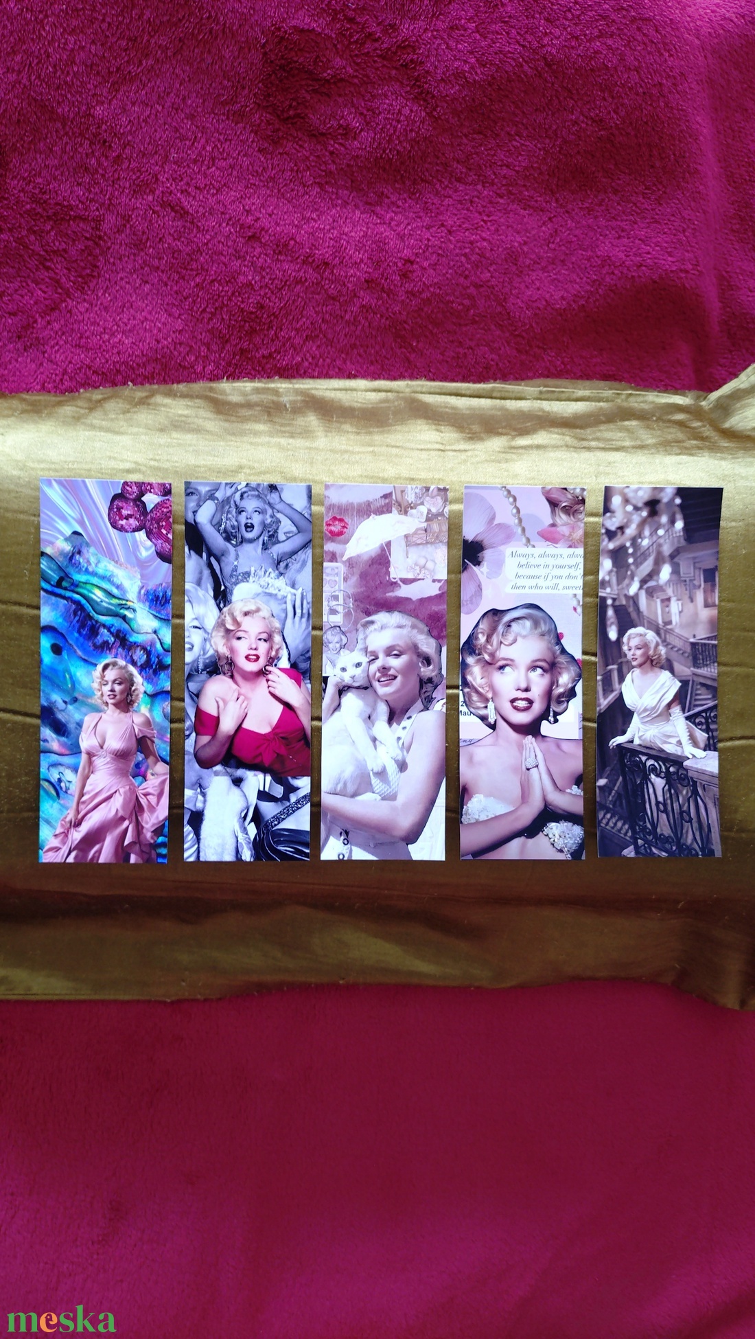 Marilyn Monroe könyvjelző csomag - könyv & zene - könyvjelző - Meska.hu