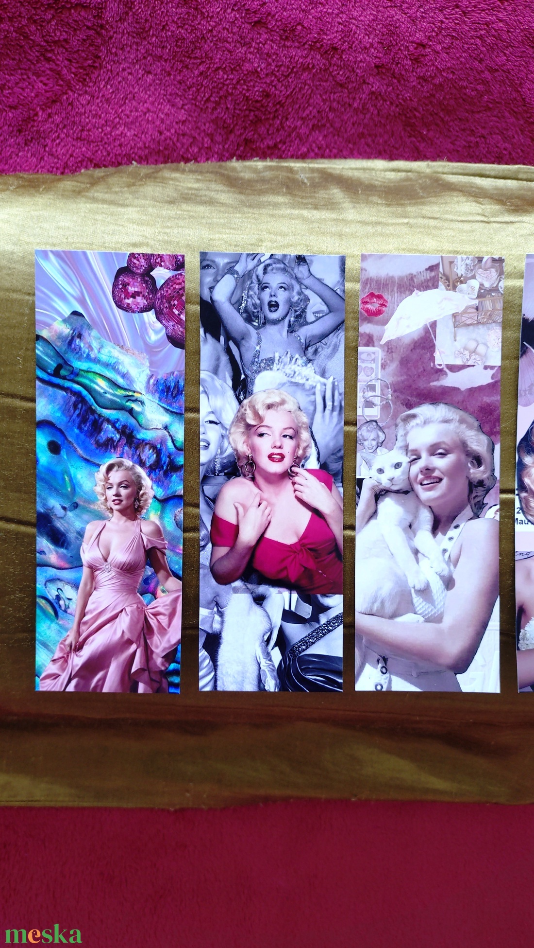 Marilyn Monroe könyvjelző csomag - könyv & zene - könyvjelző - Meska.hu