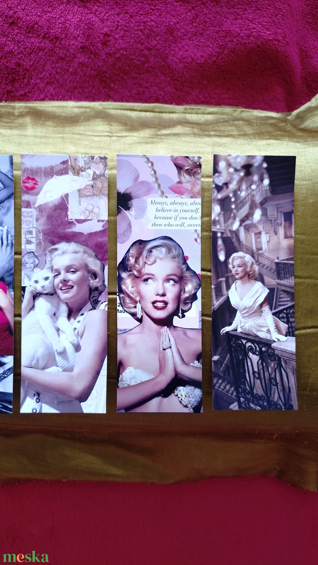 Marilyn Monroe könyvjelző csomag - könyv & zene - könyvjelző - Meska.hu