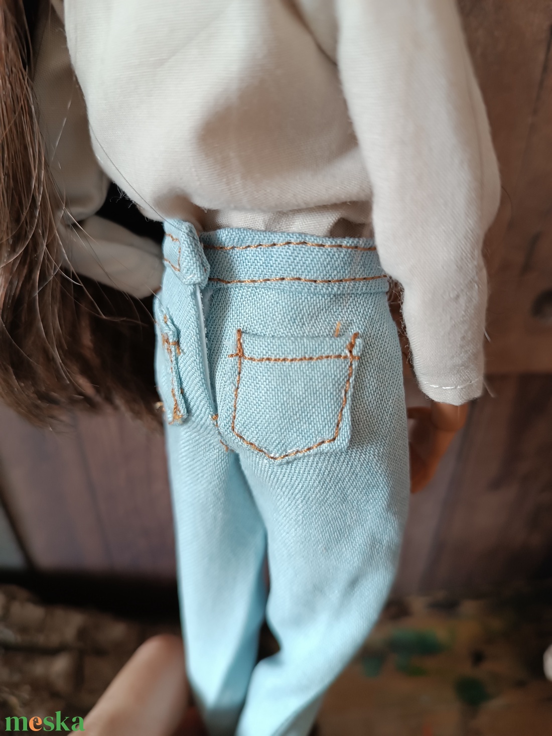 Barbie farmer nadrág - játék & sport - baba & babaház - barbie ruhák - Meska.hu