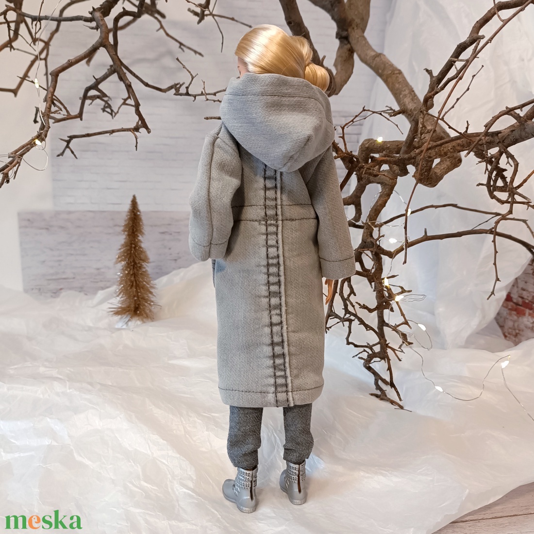 Barbie kabát, parka - játék & sport - baba & babaház - barbie ruhák - Meska.hu