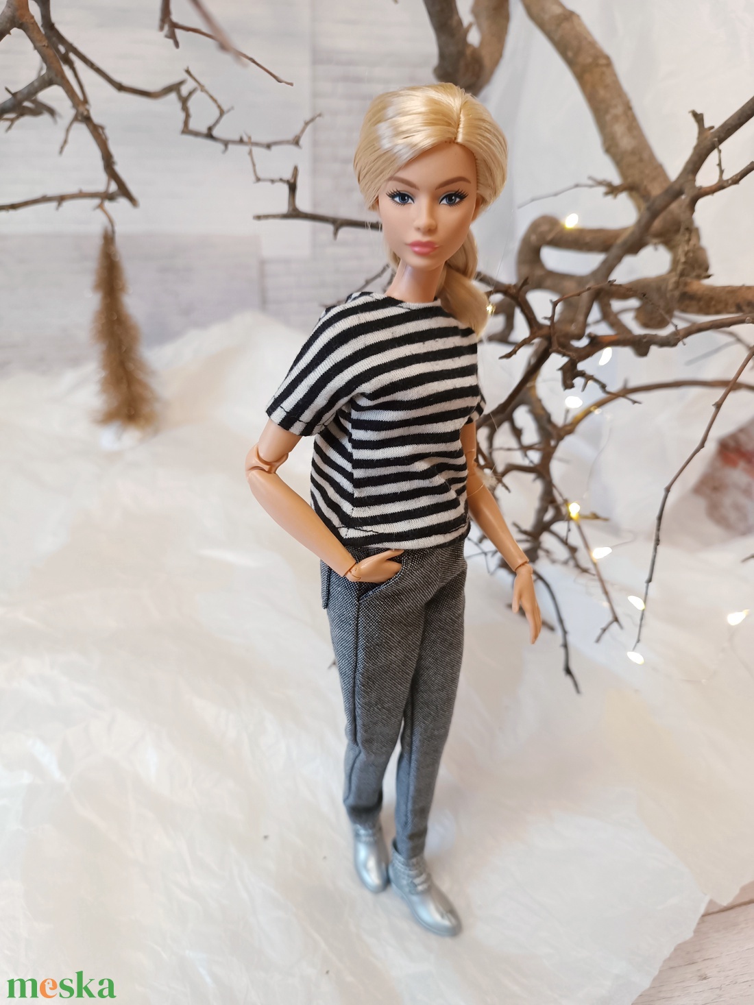 Barbie basic póló  - játék & sport - baba & babaház - barbie ruhák - Meska.hu