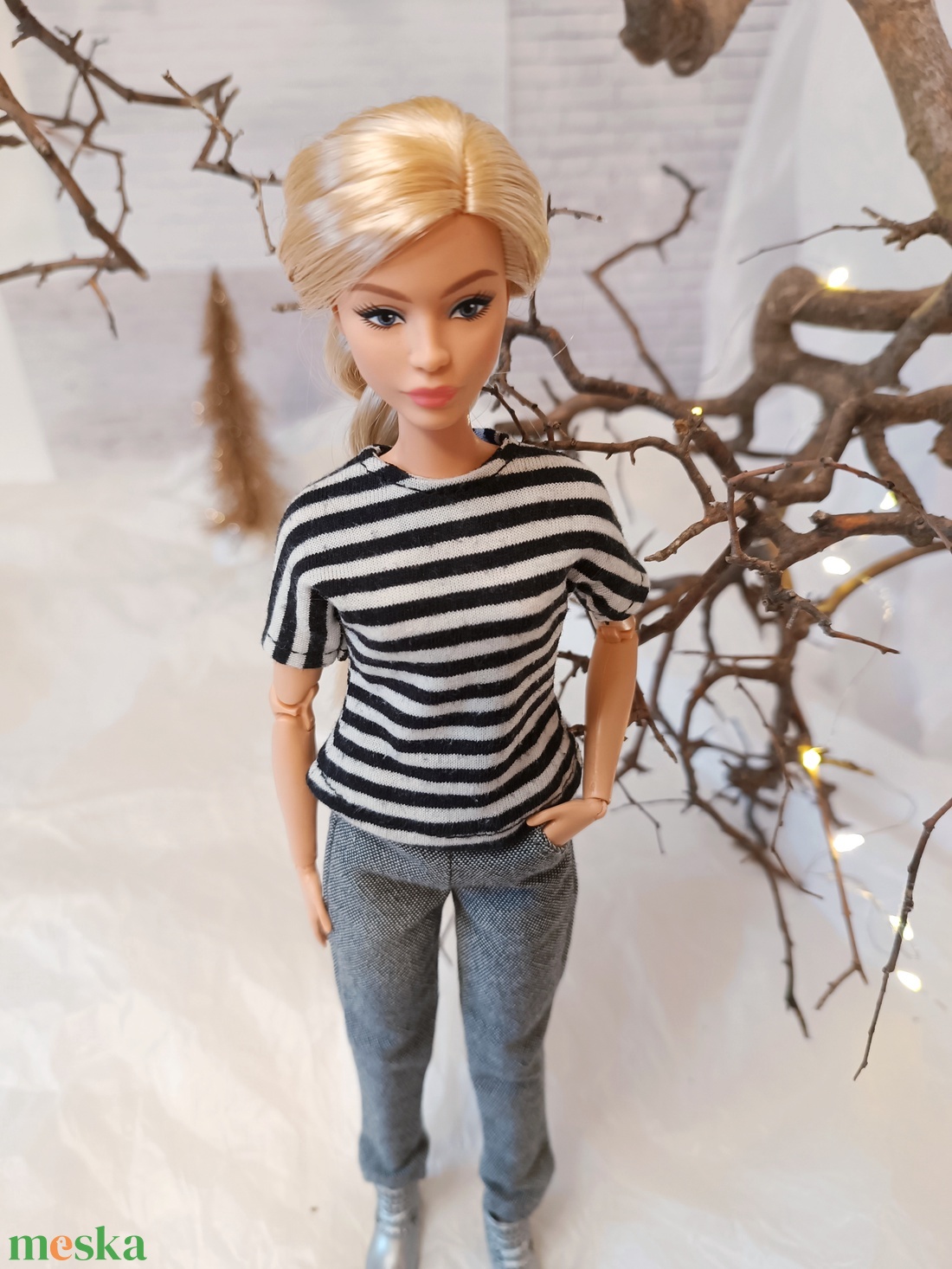 Barbie basic póló  - játék & sport - baba & babaház - barbie ruhák - Meska.hu