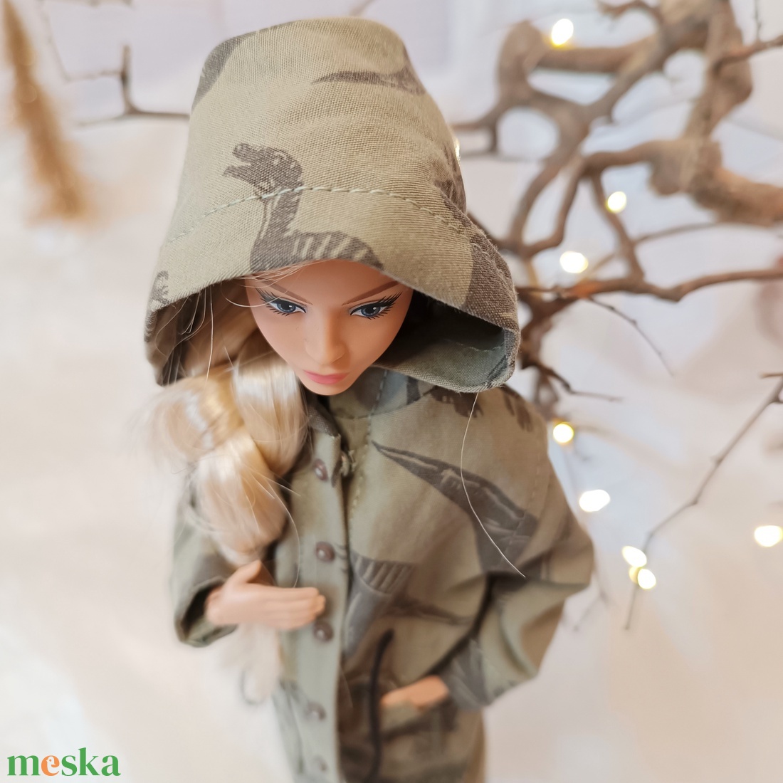 Barbie kabát, parka - játék & sport - baba & babaház - barbie ruhák - Meska.hu