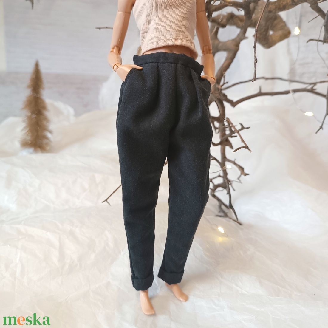 Chino nadrág Barbie babára  - játék & sport - baba & babaház - barbie ruhák - Meska.hu