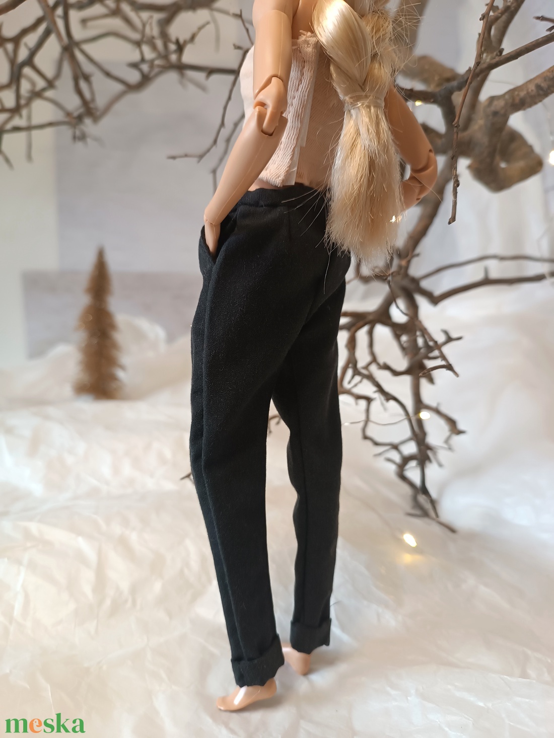 Chino nadrág Barbie babára  - játék & sport - baba & babaház - barbie ruhák - Meska.hu