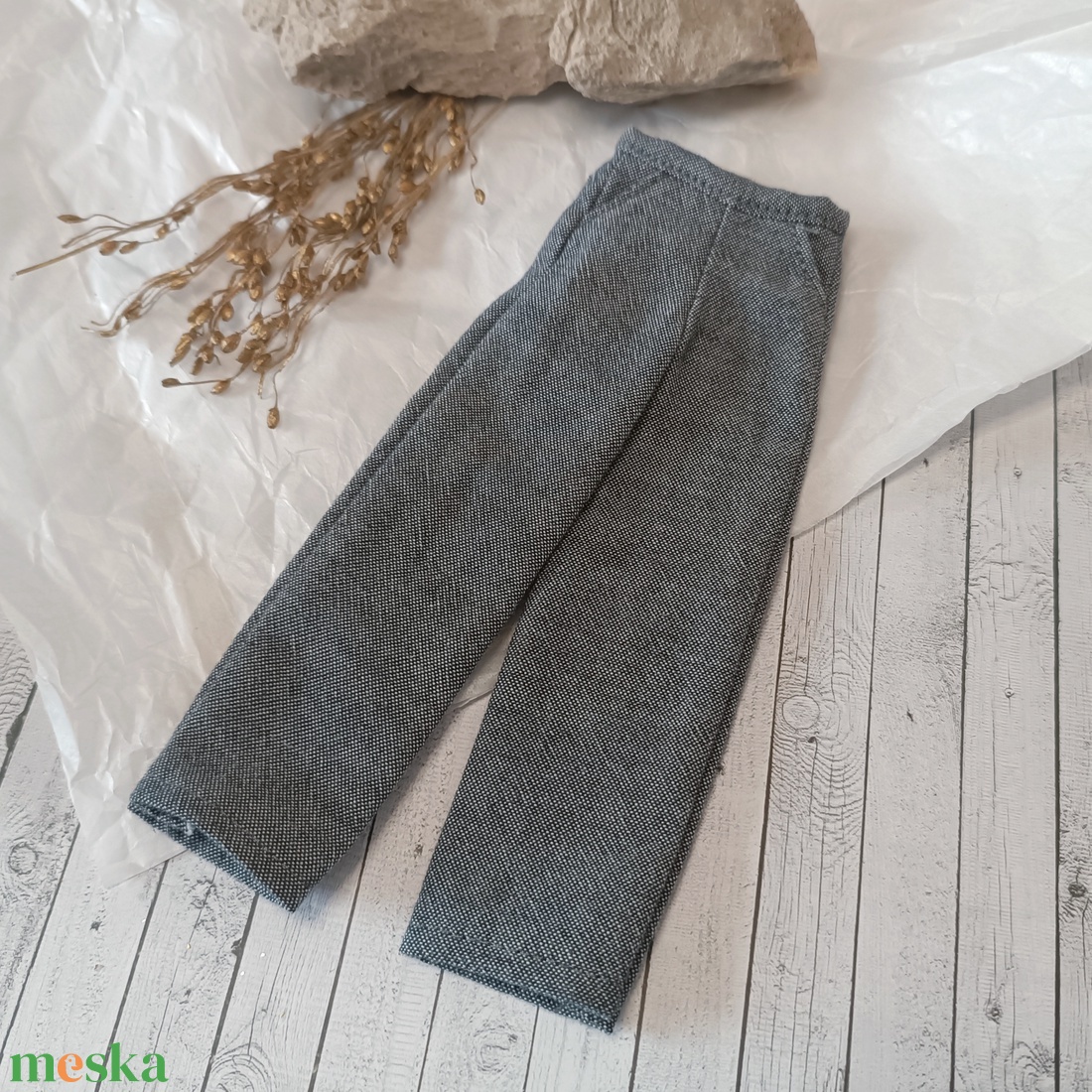 Bő szárú nadrág Barbie babára  - játék & sport - baba & babaház - barbie ruhák - Meska.hu