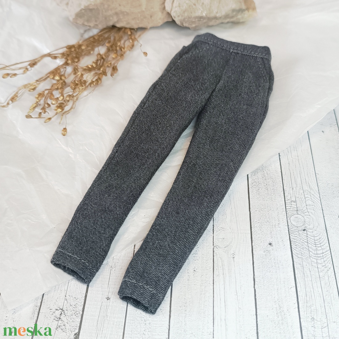 Szűk szárú nadrág Barbie babára  - játék & sport - baba & babaház - barbie ruhák - Meska.hu