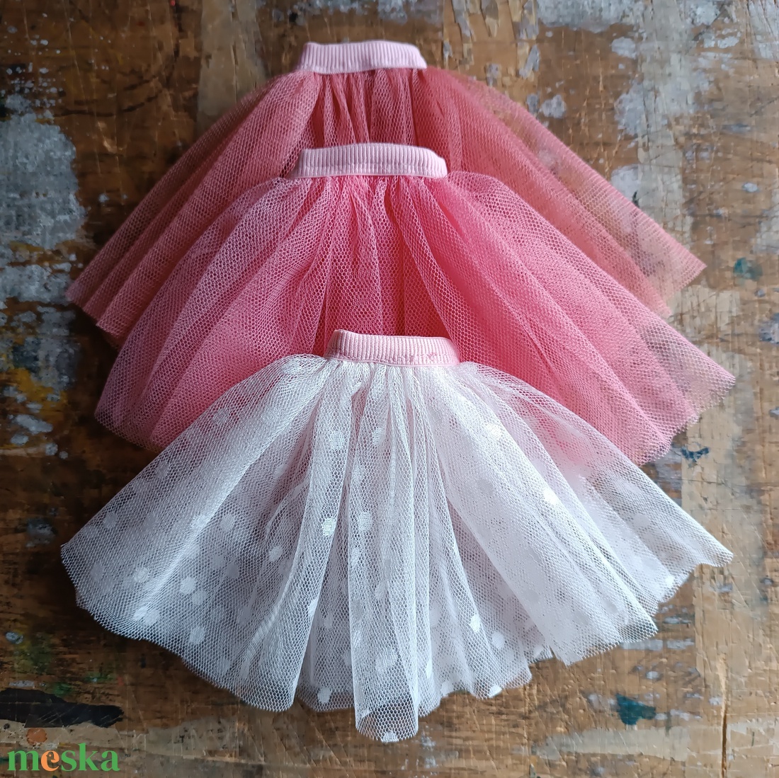 Barbie tüll szoknya - játék & sport - baba & babaház - barbie ruhák - Meska.hu