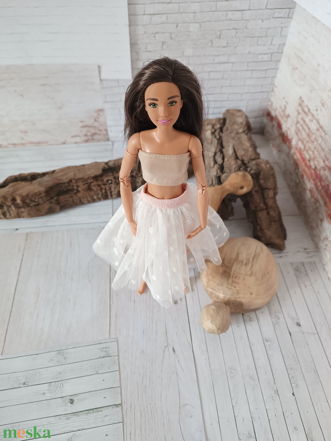 Barbie tüll szoknya - játék & sport - baba & babaház - barbie ruhák - Meska.hu