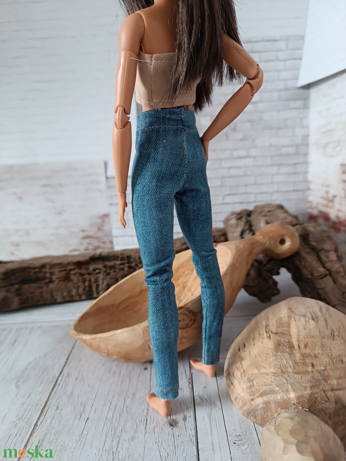 Barbie farmer leggings  - játék & sport - baba & babaház - barbie ruhák - Meska.hu