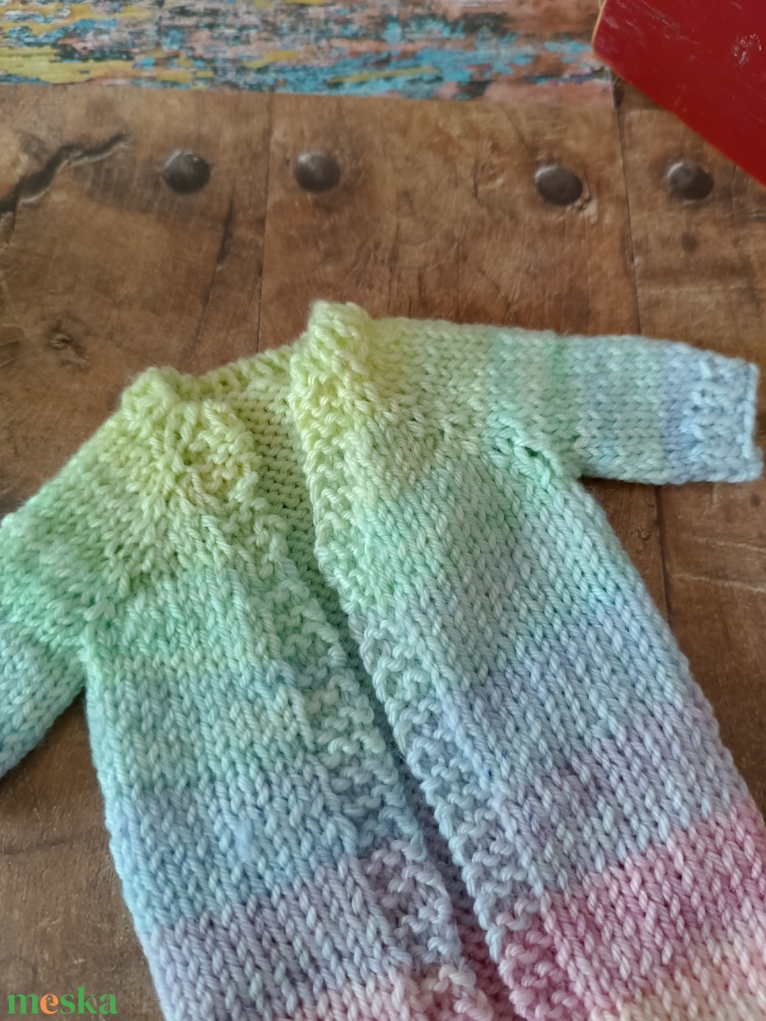 Barbie kötött kardigán  - játék & sport - baba & babaház - barbie ruhák - Meska.hu