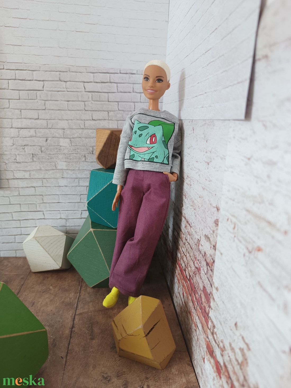 Barbie felső  - játék & sport - baba & babaház - barbie ruhák - Meska.hu