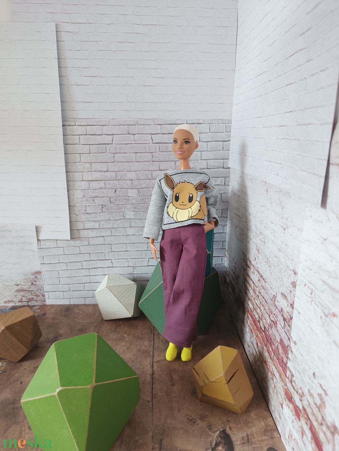 Barbie felső  - játék & sport - baba & babaház - barbie ruhák - Meska.hu