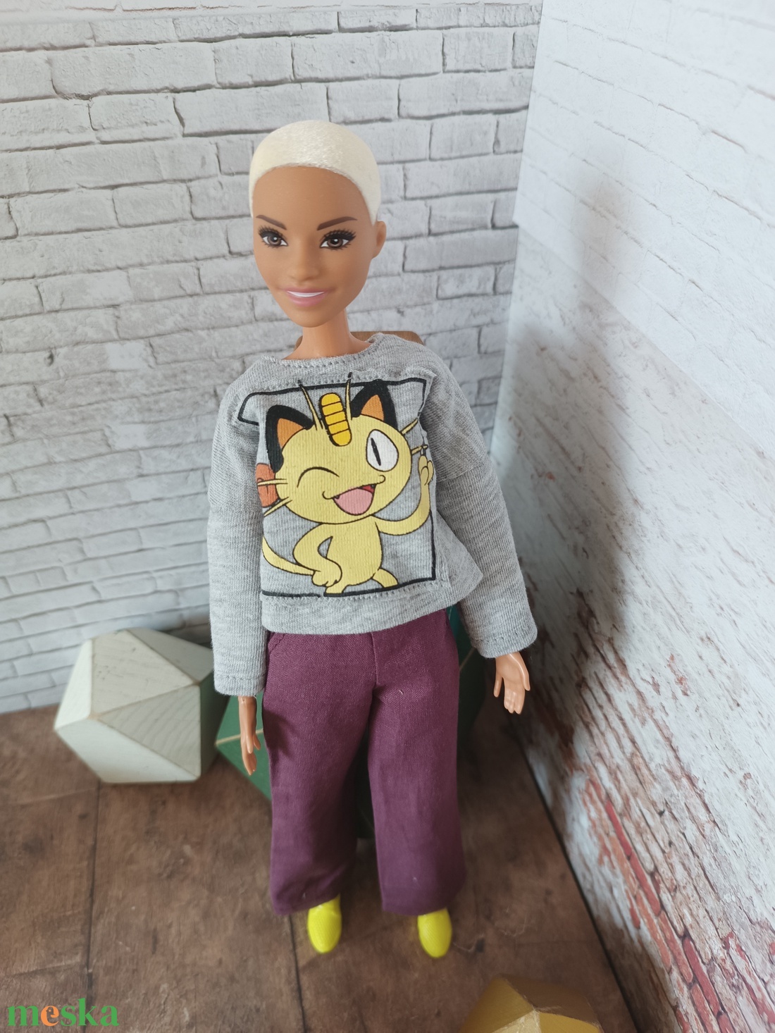 Barbie felső  - játék & sport - baba & babaház - barbie ruhák - Meska.hu