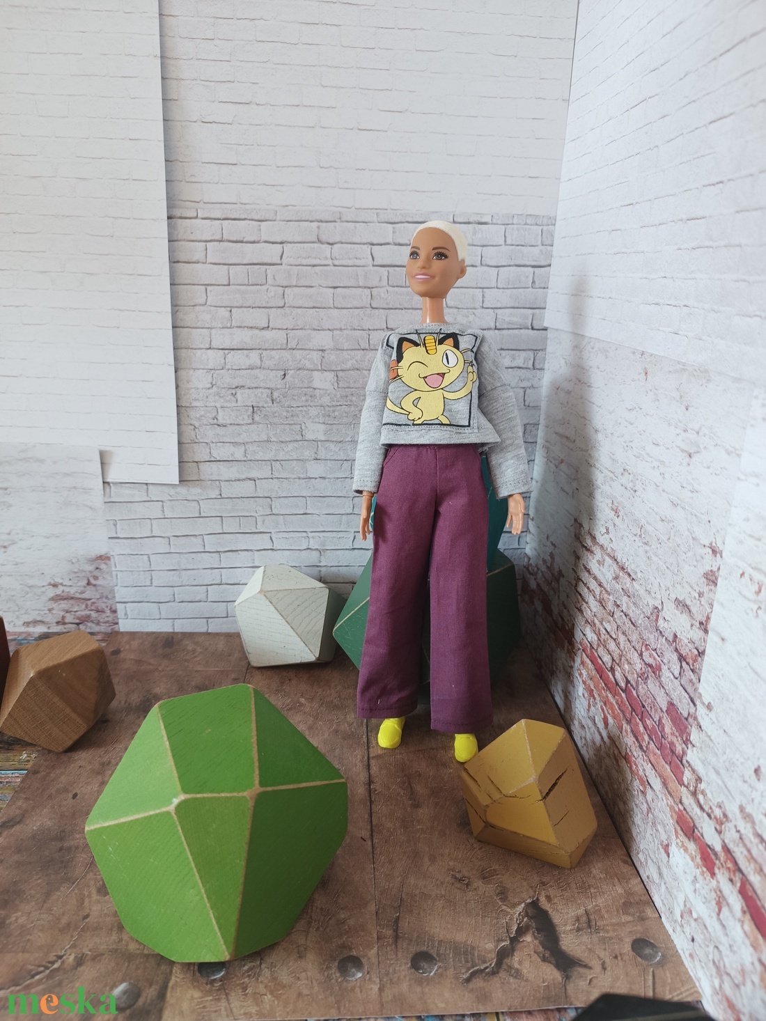 Barbie felső  - játék & sport - baba & babaház - barbie ruhák - Meska.hu