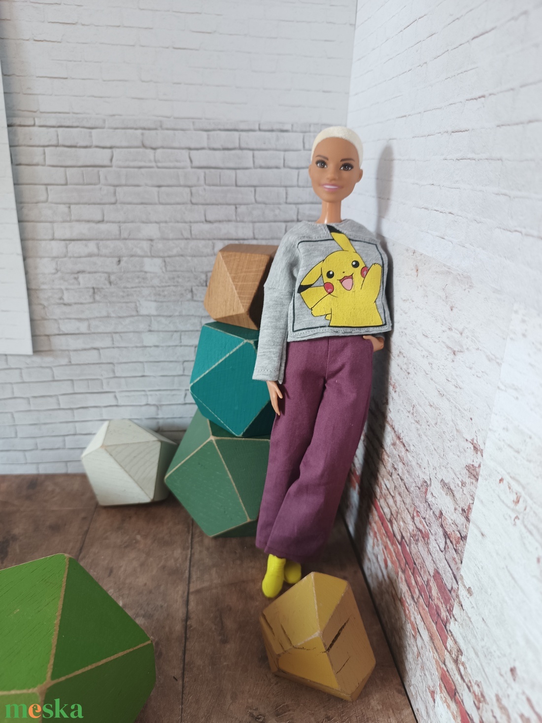 Barbie felső  - játék & sport - baba & babaház - barbie ruhák - Meska.hu