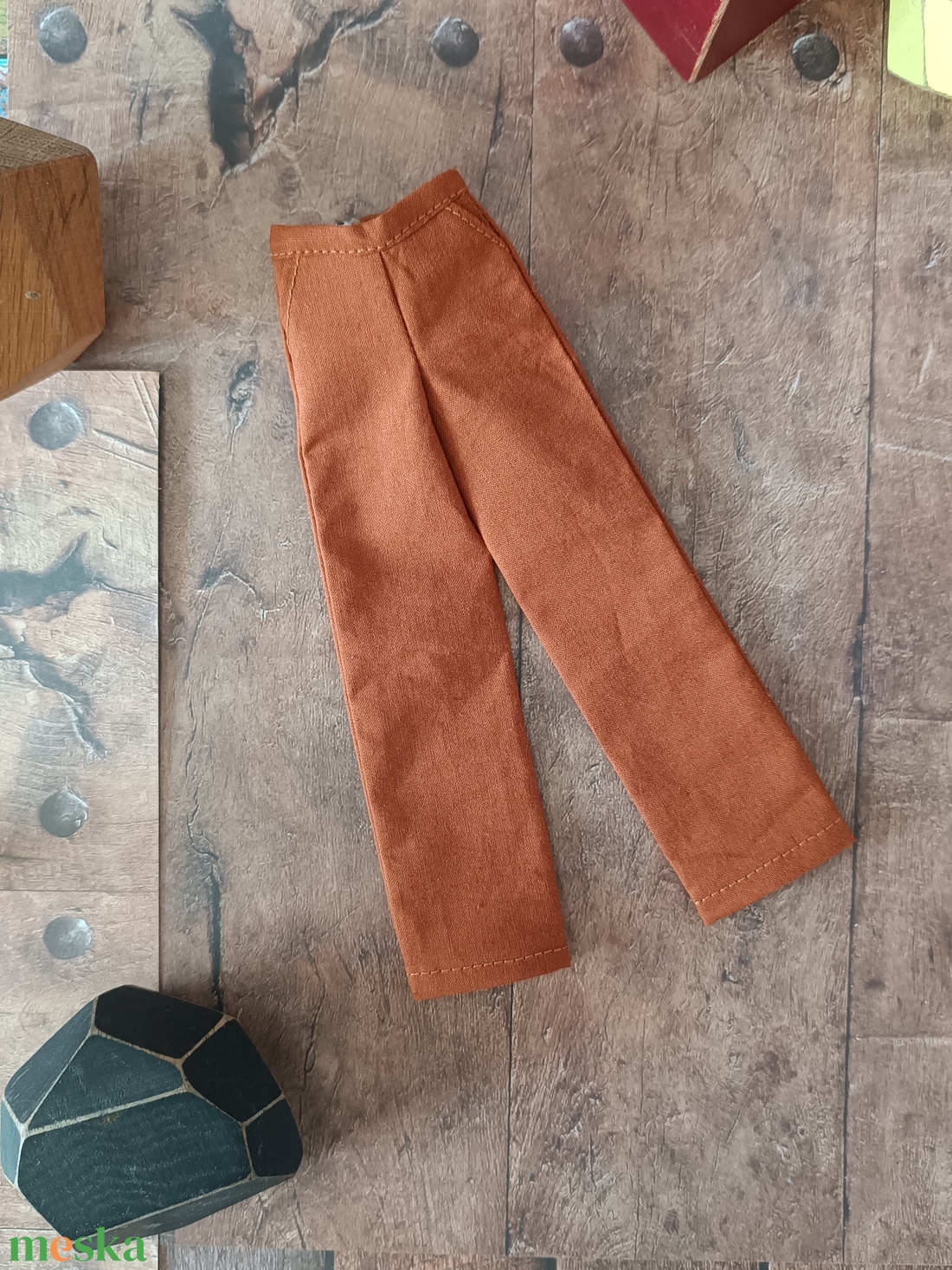 Bő szárú nadrág Barbie babára  - játék & sport - baba & babaház - barbie ruhák - Meska.hu