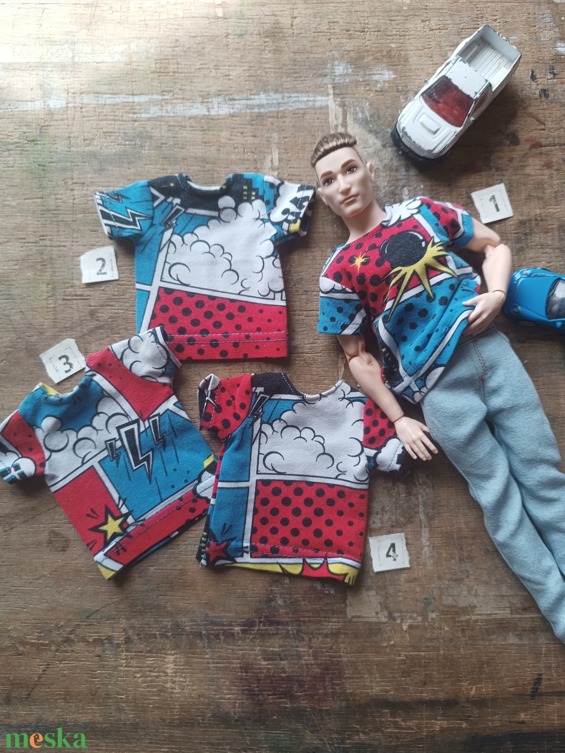 Barbie Ken póló  - játék & sport - baba & babaház - barbie ruhák - Meska.hu